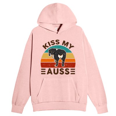 Mini Australian Shepherd Kiss My Auss Funnny Dog Urban Pullover Hoodie