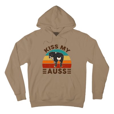 Mini Australian Shepherd Kiss My Auss Funnny Dog Hoodie