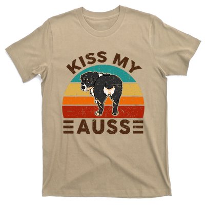 Mini Australian Shepherd Kiss My Auss Funnny Dog T-Shirt