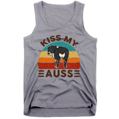 Mini Australian Shepherd Kiss My Auss Funnny Dog Tank Top