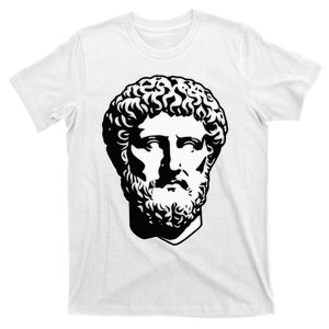 Marcus Aurelius Statue Blackwork T-Shirt