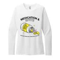 Medication And Spite Because Sheer Willpower IsnT Enough Womens CVC Long Sleeve Shirt