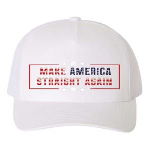 Make America Straight Again Political Funny Sarcastic Yupoong Adult 5-Panel Trucker Hat