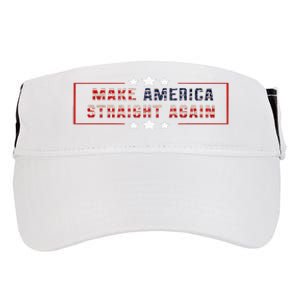 Make America Straight Again Political Funny Sarcastic Adult Drive Performance Visor