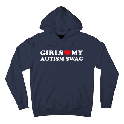 My Autism Swag Funny Autistic Boy Gifts Awareness Hoodie