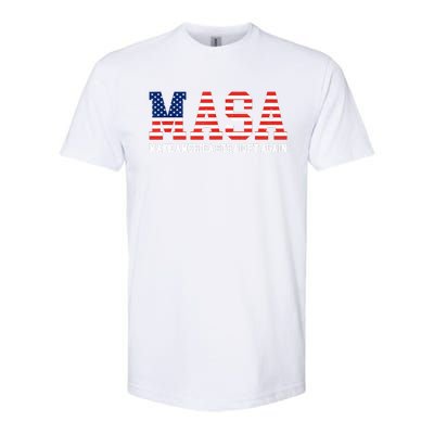 Make America Straight Again MASA Funny Political Sarcastic Softstyle CVC T-Shirt