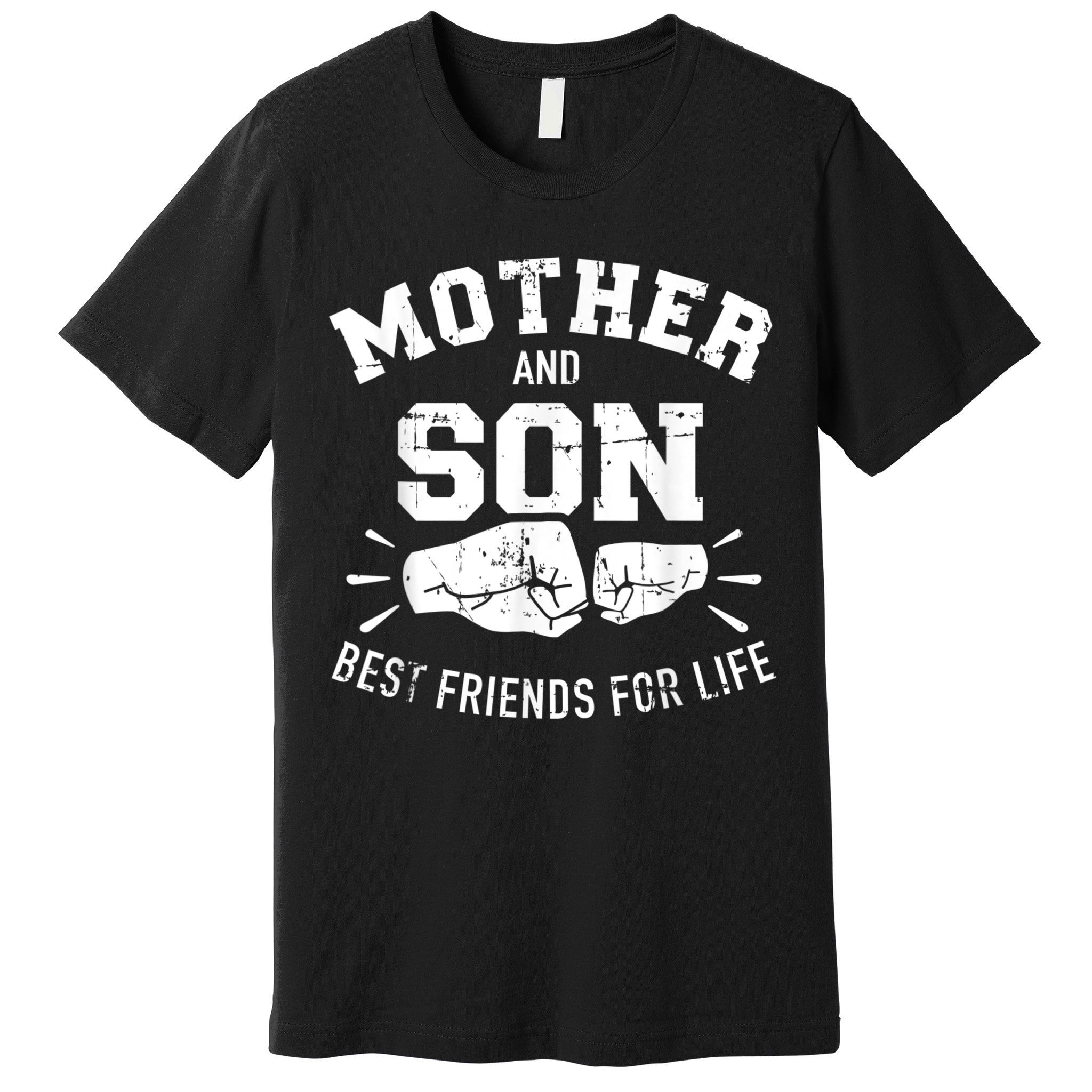 Mother And Son Best Friends For Life Mom Premium T-Shirt