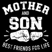 Mother And Son Best Friends For Life Mom Premium T-Shirt