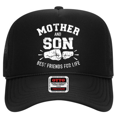 Mother And Son Best Friends For Life Mom Trucker Hat