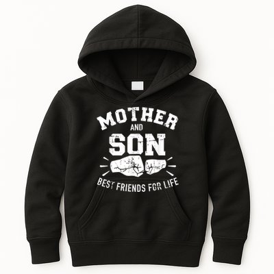 Mother And Son Best Friends For Life Mom Kids Hoodie