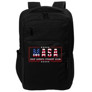 Make America Straight Again Political Funny Sarcastic Impact Tech Backpack