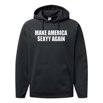 Make America Sexyy Again Performance Fleece Hoodie