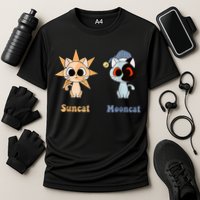 Moondrop And Sundrop As Fnaf Security Breach Cats Cooling Performance Crew T-Shirt