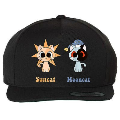 Moondrop And Sundrop As Fnaf Security Breach Cats Wool Snapback Cap