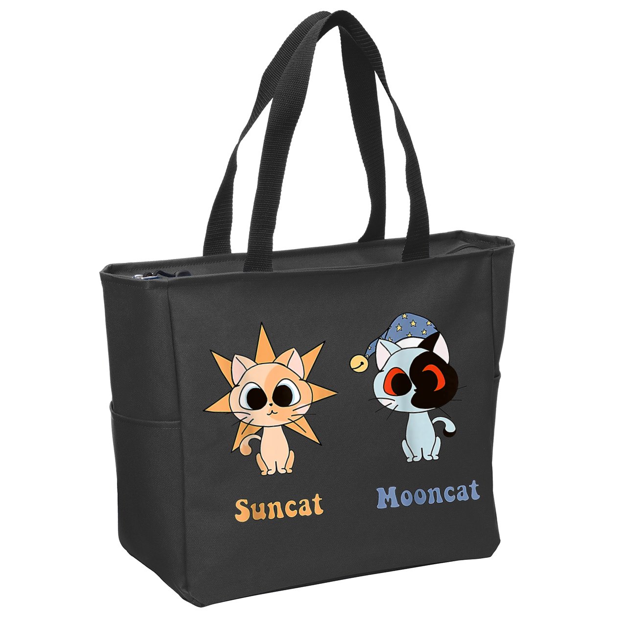 Moondrop And Sundrop As Fnaf Security Breach Cats Zip Tote Bag