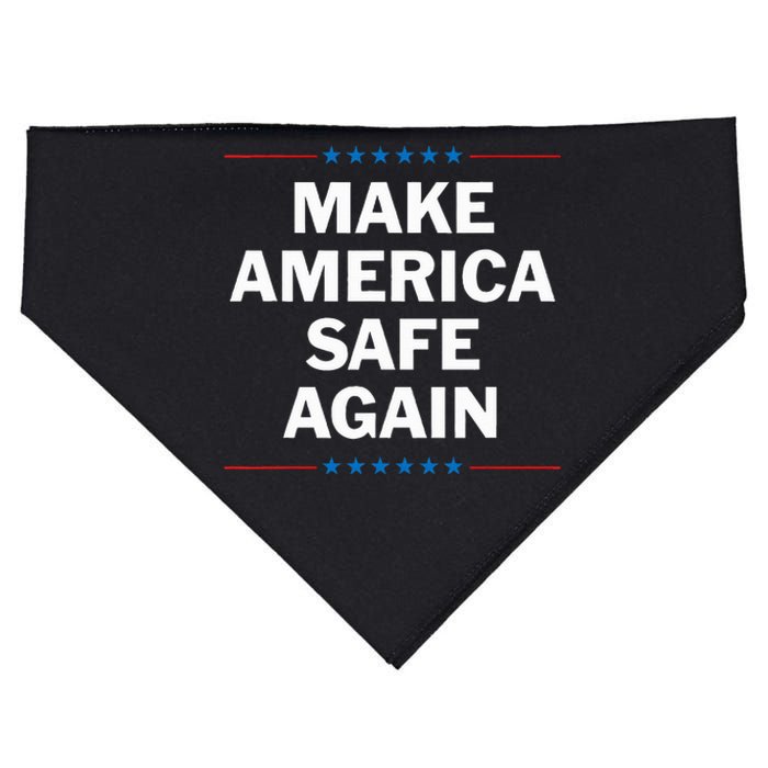 Make America Safe Again USA-Made Doggie Bandana