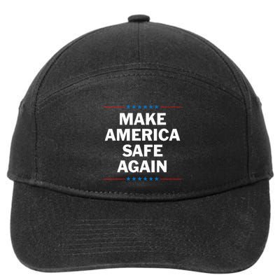Make America Safe Again 7-Panel Snapback Hat