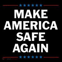 Make America Safe Again Drawstring Bag