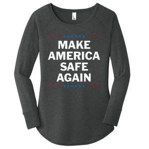 Make America Safe Again Women's Perfect Tri Tunic Long Sleeve Shirt