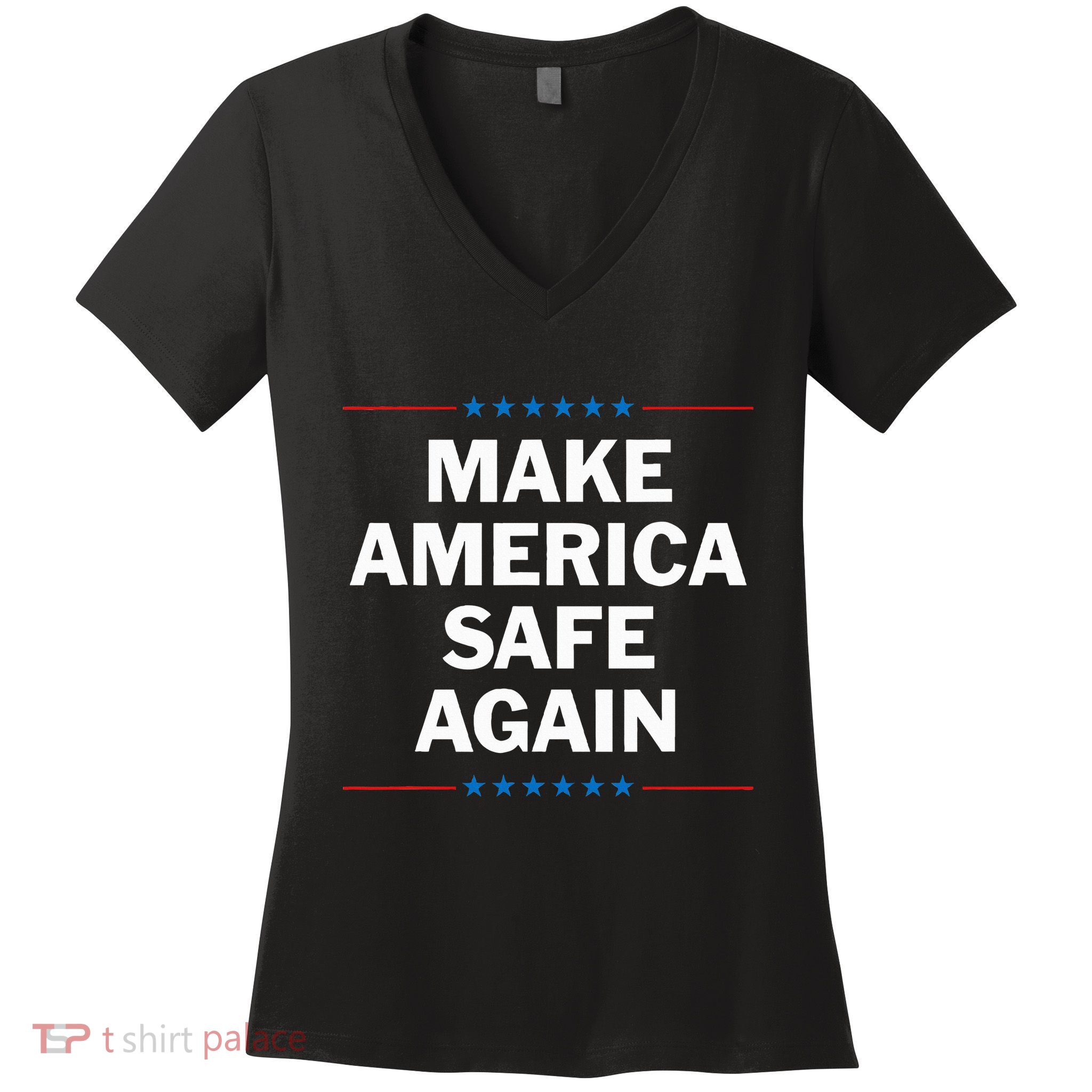 Make America Safe Again Women's V-Neck T-Shirt