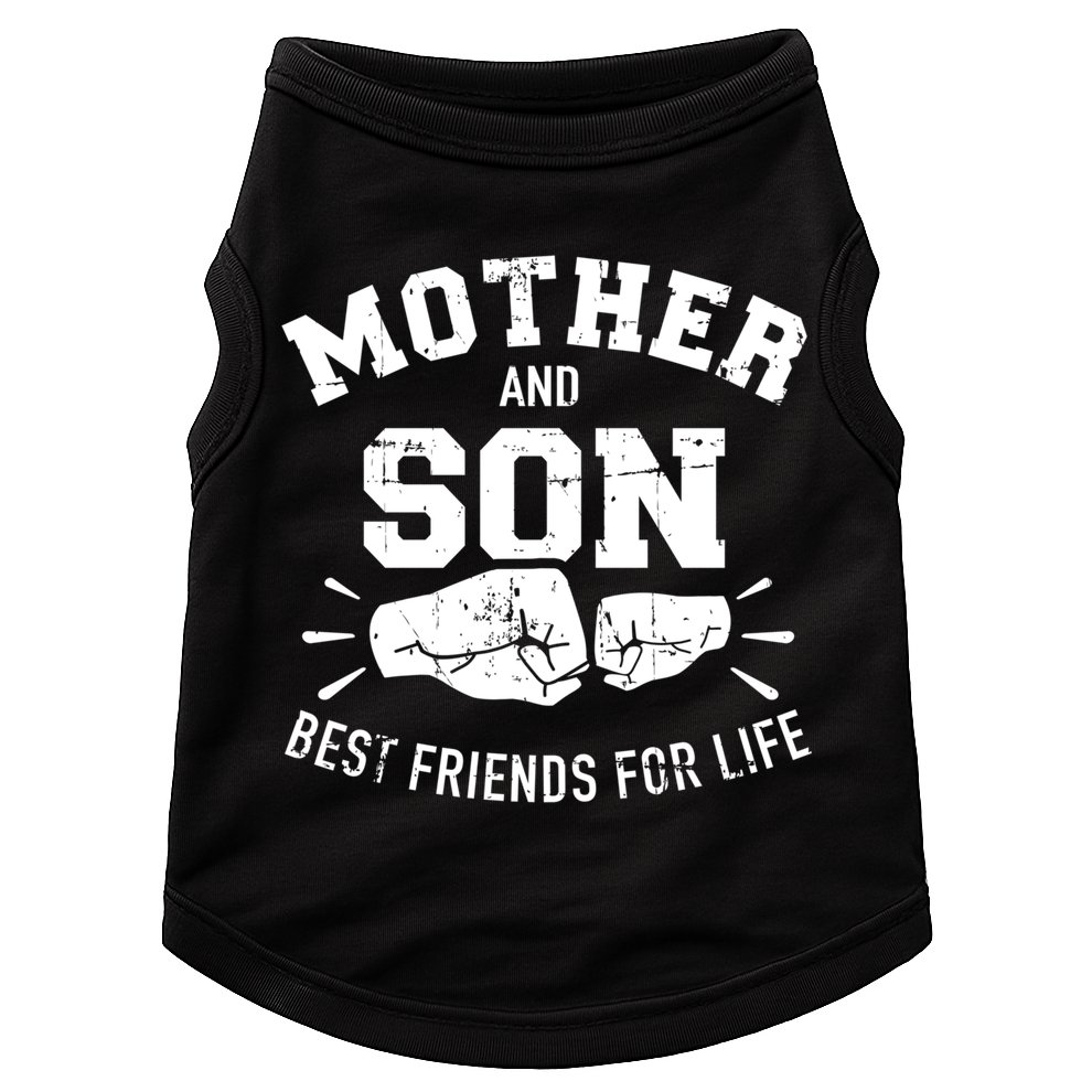 Mother And Son Best Friends For Life Mom Cute Gift Doggie Tank