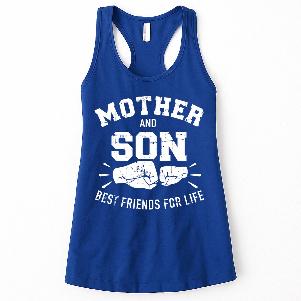 Mother And Son Best Friends For Life Mom Cute Gift Womens Tank Top