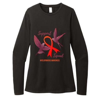 Myelofibrosis Awareness Support Squad Gift Womens CVC Long Sleeve Shirt