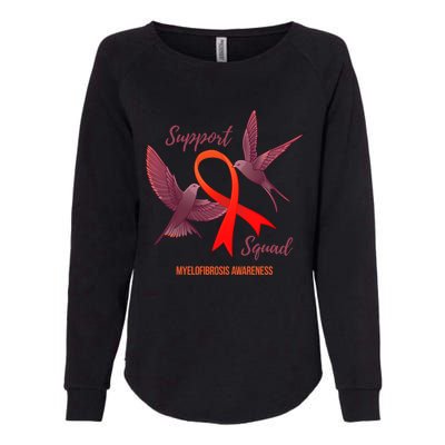 Myelofibrosis Awareness Support Squad Gift Womens California Wash Sweatshirt