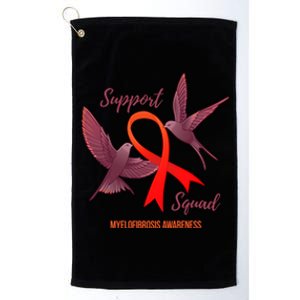 Myelofibrosis Awareness Support Squad Gift Platinum Collection Golf Towel