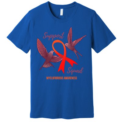 Myelofibrosis Awareness Support Squad Gift Premium T-Shirt