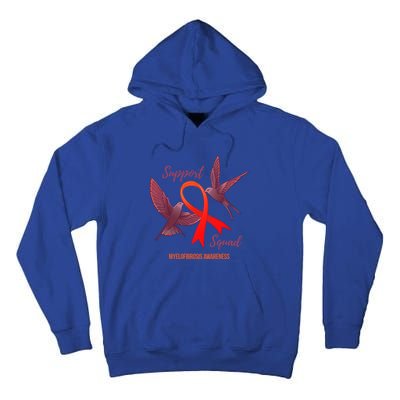 Myelofibrosis Awareness Support Squad Gift Tall Hoodie