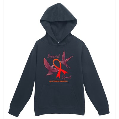 Myelofibrosis Awareness Support Squad Gift Urban Pullover Hoodie