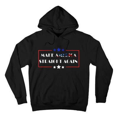 Make America Straight Again Political Funny Sarcastic Hoodie