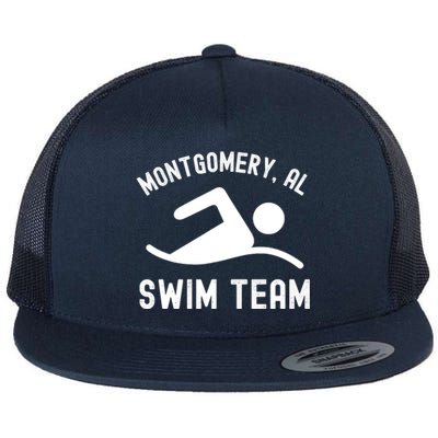 Montgomery Alabama Swim Team Riverfront Boat Brawl Flat Bill Trucker Hat