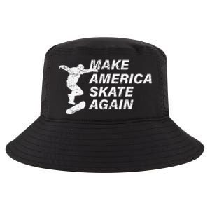 Make America Skate Again Cool Skateboard Gift Cool Comfort Performance Bucket Hat