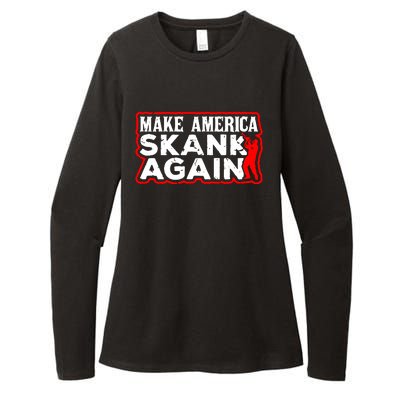 Make America Skank Again Cool Horn Brass Ska Music Womens CVC Long Sleeve Shirt