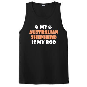 My Australian Shepherd Is My Boo Halloween Dog Owner Gift PosiCharge Competitor Tank