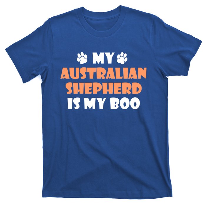 My Australian Shepherd Is My Boo Halloween Dog Owner Gift T-Shirt