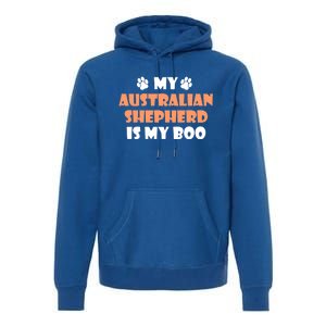 My Australian Shepherd Is My Boo Halloween Dog Owner Gift Premium Hoodie