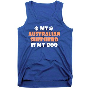 My Australian Shepherd Is My Boo Halloween Dog Owner Gift Tank Top