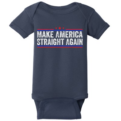 Make America Straight Again Baby Bodysuit