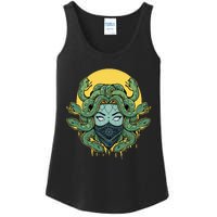 Medusa Abstract Snakes Greek Mythology Gangster Ladies Essential Tank