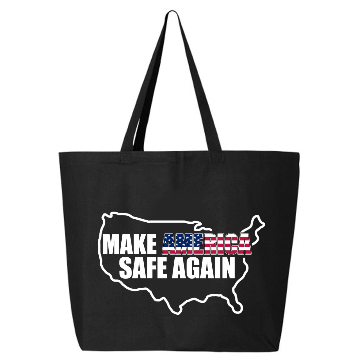 Make America Safe Again Flag 25L Jumbo Tote