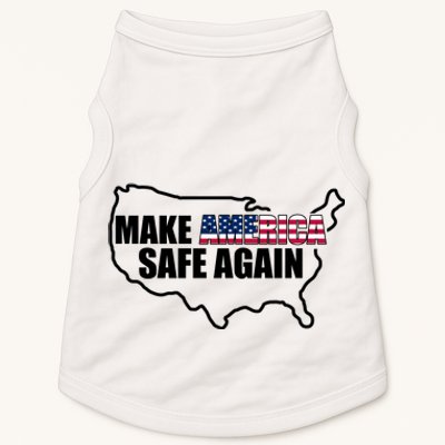 Make America Safe Again Flag Doggie Tank