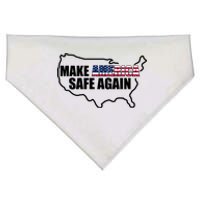 Make America Safe Again Flag USA-Made Doggie Bandana