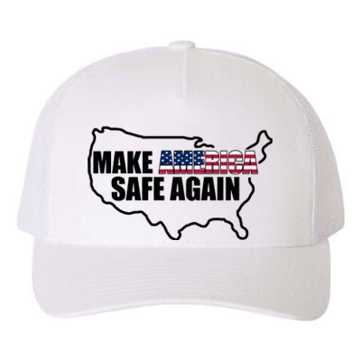 Make America Safe Again Flag Yupoong Adult 5-Panel Trucker Hat