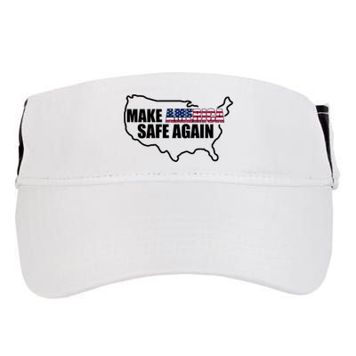 Make America Safe Again Flag Adult Drive Performance Visor