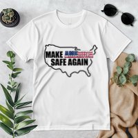 Make America Safe Again Flag Premium T-Shirt