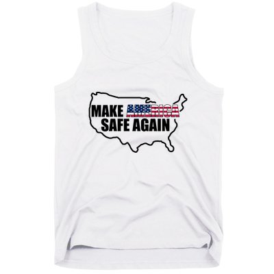 Make America Safe Again Flag Tank Top