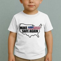 Make America Safe Again Flag Toddler T-Shirt